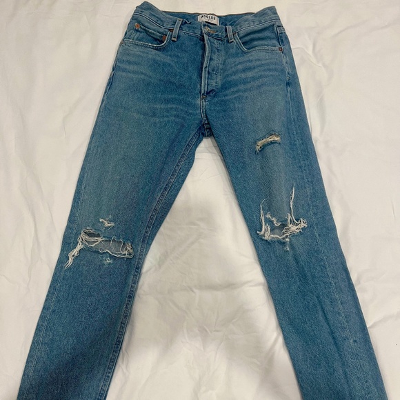 Agolde Jamie High Rise Classic in Dakota 25 - Picture 4 of 7